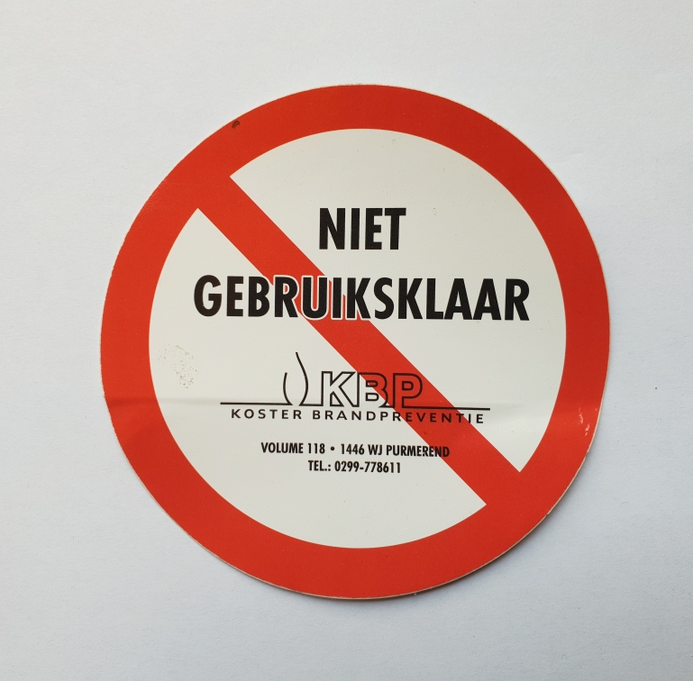 Ronde sticker middel
